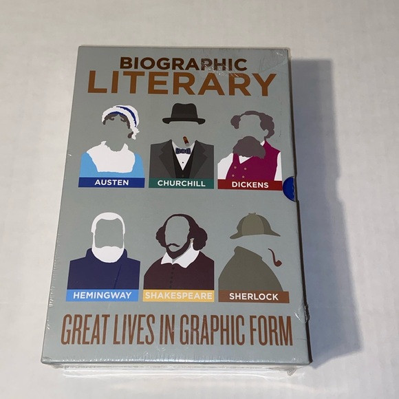 Ammonite Press Biographic Literary 6 Book Set Churchill, Austen And Others - Picture 1 of 8